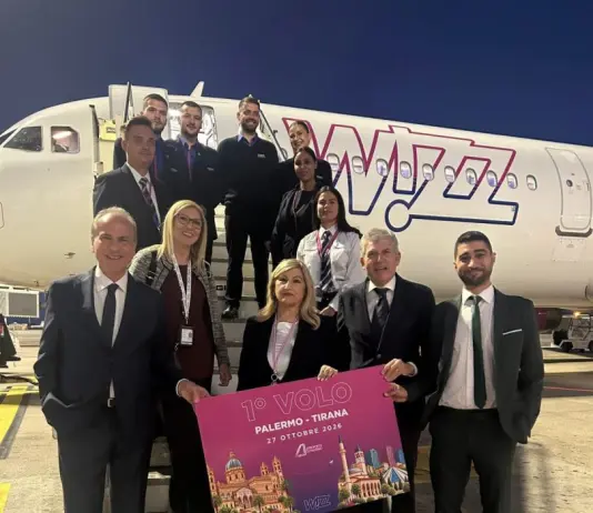 Inaugurato il collegamento diretto tra Palermo e Tirana con Wizz Air