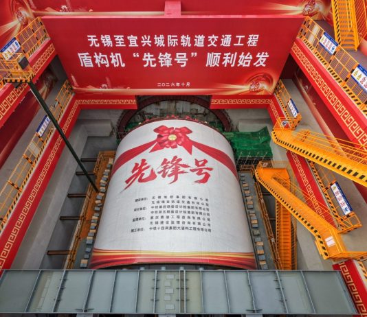 Cina: al via gli scavi della galleria sotto il lago Taihu per la linea S2 (3)