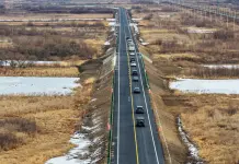 Cina: completati i lavori del valico stradale dell’isola di Heixiazi (2)