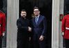 Ucraina, Zelensky incontra Burnham a Londra “Supporto aereo fondamentale”