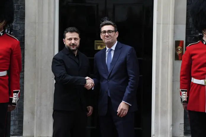 Londra, visita del presidente ucraino Zelensky in Regno Unito - giorno 1