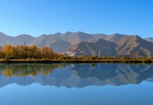 Cina: paesaggi d’autunno nelle zone umide di Lhalu a Lhasa (2)