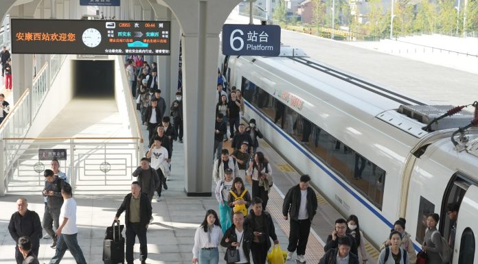 Cina: turismo in forte crescita grazie a nuova alta velocità Xi’an-Ankang (1)