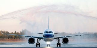 Cina: primo volo commerciale del C919 verso Yinchuan (1)