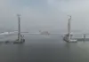 Cina: in costruzione ponte ferroviario transmarittimo della baia di Hangzhou (1)