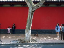 Cina: Hangzhou, turisti visitano museo delle rovine del Palazzo Deshou (3)