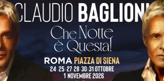Claudio Baglioni live a Roma con “CHE NOTTE È QUESTA!”: 7 concerti a Piazza di Siena