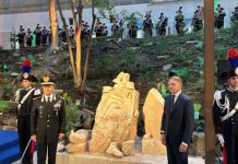 Inaugurato nel giardino del MASAF a Roma il monumento dedicato a tutti i forestali d’Italia