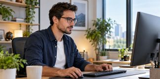 Dopo la stretta ADM sull’identità digitale, cresce l’interesse per i casinò con iscrizione tramite SPID uomo al pc